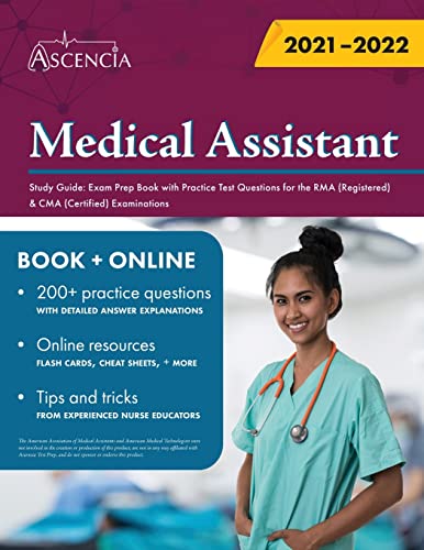 Medical Assistant Study Guide: Exam Prep Book with Practice Test Questions for the RMA (Registered) & CMA (Certified) Examinations
Medical Assistant Study Guide: Exam Prep Book with Practice Test Questions for the RMA (Registered) & CMA (Certified) Examinations