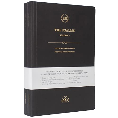 Legacy Standard Bible, Scripture Study Notebook - Psalms, Two Volume Set (LSB)