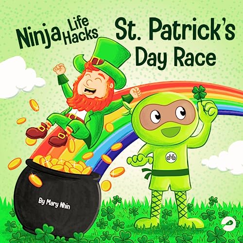 Ninja Life Hacks St. Patrick's Day Race: A Rhyming Children's Book About a St. Patty's Day Race, Leprechuan and a Lucky Four-Leaf Clover
Ninja Life Hacks St. Patrick's Day Race: A Rhyming Children's Book About a St. Patty's Day Race, Leprechuan and a Lucky Four-Leaf Clover