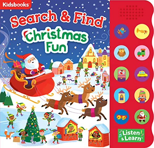 Search & Find: Christmas Fun Sound Book-With 10 Fun and Festive Buttons, a Perfect Fun-Filled Way to Get Ready for Christmas!
Search & Find: Christmas Fun Sound Book-With 10 Fun and Festive Buttons, a Perfect Fun-Filled Way to Get Ready for Christmas!