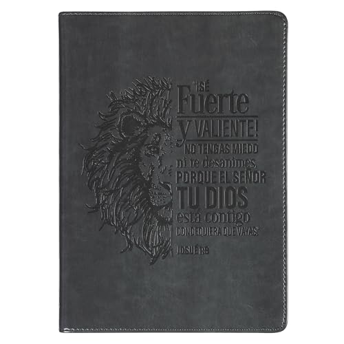 Christian Art Gifts Scripture Journal in Spanish: Diario Cl�sico Cierre Gris S� Fuerte Jos. 1:9 (Leather / Fine Binding)
Christian Art Gifts Scripture Journal in Spanish: Diario Cl�sico Cierre Gris S� Fuerte Jos. 1:9 (Leather / Fine Binding)