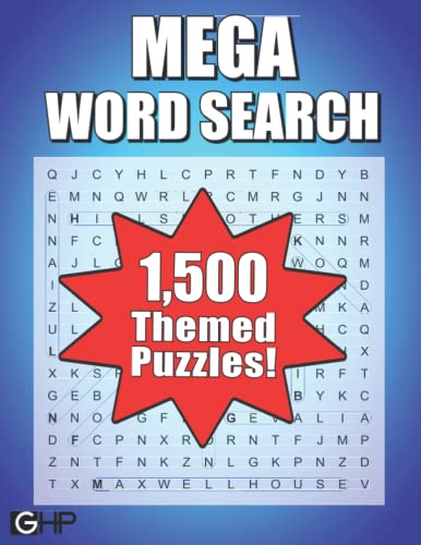 1,500 THEMED Word Search Puzzles For Adults: Huge Word Find Puzzle Book For Adults, Seniors And Puzzlers Of All Ages
1,500 THEMED Word Search Puzzles For Adults: Huge Word Find Puzzle Book For Adults, Seniors And Puzzlers Of All Ages