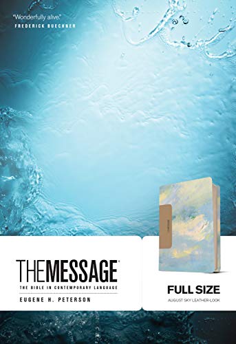 The Message Full Size (Leather-Look, August Sky/Sky Blue): The Bi