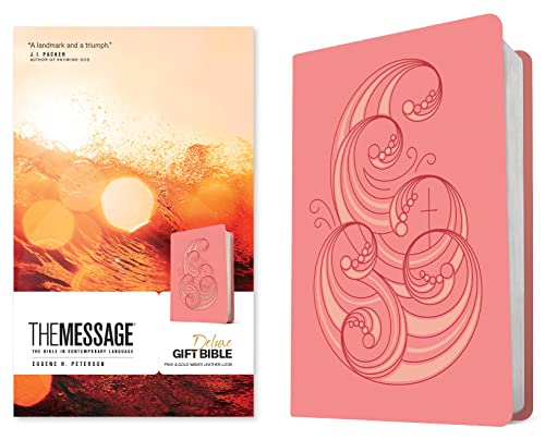 The Message Deluxe Gift Bible (Leather-Look, Pink and Gold Waves): The Bible in Contemporary Language
The Message Deluxe Gift Bible (Leather-Look, Pink and Gold Waves): The Bible in Contemporary Language