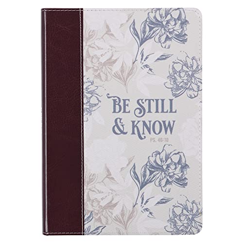 Journal Classic Be Still Floral Psalm 46:10 (Hardback or Cased Book)
