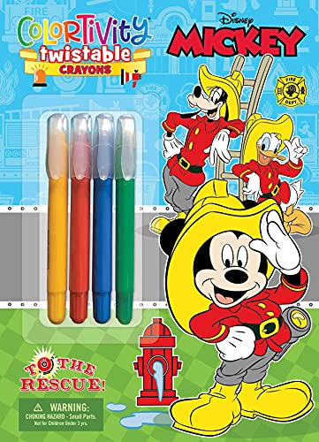 Disney Mickey: To the Rescue!: Colortivity (Twistable Crayons)