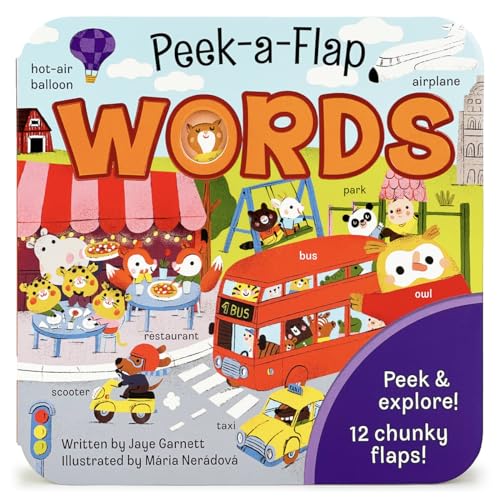 Words (Peek-a-flap Children's Interactive Lift-a-flap Board Book)