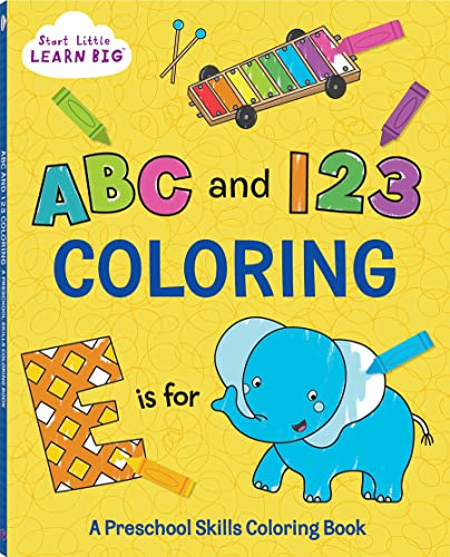 ABC & 123 Toddler Coloring Book: Includes More than 90 Fun Images to Discover the Alphabet & Numbers 1 to 20! (Start Little Learn Big Series)
ABC & 123 Toddler Coloring Book: Includes More than 90 Fun Images to Discover the Alphabet & Numbers 1 to 20! (Start Little Learn Big Series)