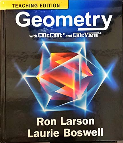 Geometry, w/CalcChat and CalcView, Teaching Edition, c.2022, 9781647270704, 1647270707