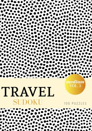 Travel Sudoku - Medium - 100 Puzzles: Pocket Sudoku Puzzle Book for Adults - Compact Size - Black & White Polka Dots
Travel Sudoku - Medium - 100 Puzzles: Pocket Sudoku Puzzle Book for Adults - Compact Size - Black & White Polka Dots