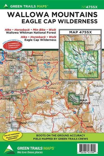 Wallowa Mountains * Eagle Cap Wilderness, OR No. G475SX (Green Trails Maps)