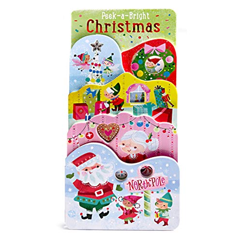 Peek-A-Bright Christmas (Tall Tiered Board Book)