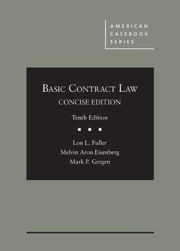 Basic Contract Law, Concise Edition (American Casebook Series)