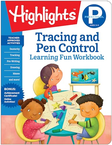 Preschool Tracing and Pen Control (Highlights Learning Fun Workbooks)