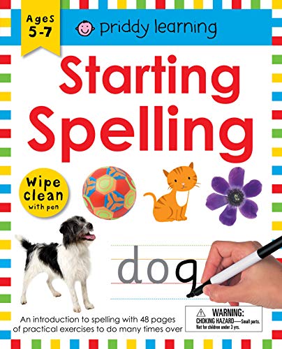 Wipe Clean Workbook: Starting Spelling: An introduction to spelling with 48 pages of practical exercises to do many times over
Wipe Clean Workbook: Starting Spelling: An introduction to spelling with 48 pages of practical exercises to do many times over