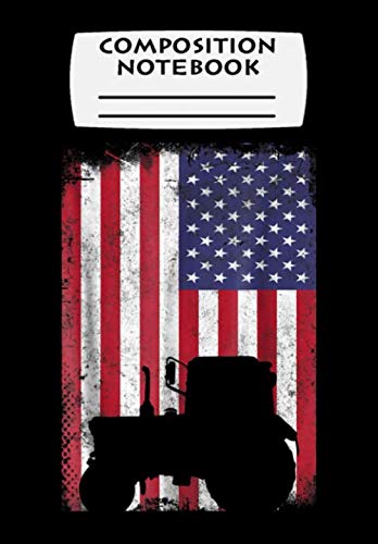 Composition Notebook: Tractor American Flag patriotic vintage farming, Journal 6 x 9, 100 Page Blank Lined Paperback Journal/Notebook
Composition Notebook: Tractor American Flag patriotic vintage farming, Journal 6 x 9, 100 Page Blank Lined Paperback Journal/Notebook