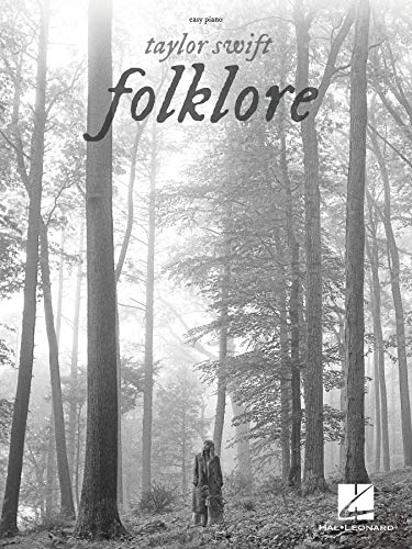 Taylor Swift - Folklore : Easy Piano Songbook With Lyrics