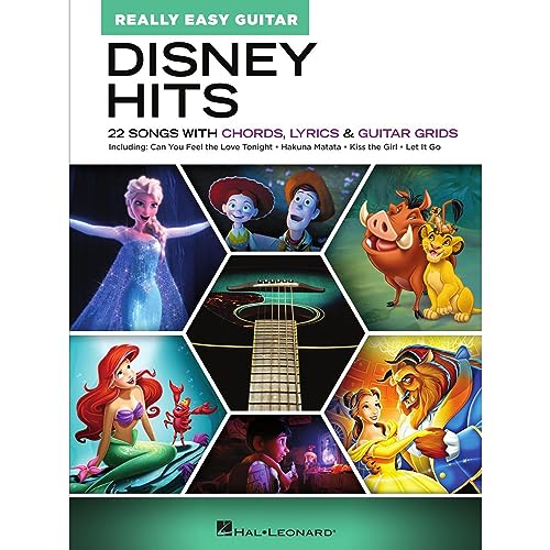 Disney Hits - Really Easy Guitar : 22 Songs With Chords, Lyrics, and Guitar Grids
