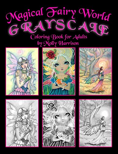 Magical Fairy World Grayscale Coloring Book by Molly Harrison: Fairies, Mermaids, a Unicorn and More!
Magical Fairy World Grayscale Coloring Book by Molly Harrison: Fairies, Mermaids, a Unicorn and More!