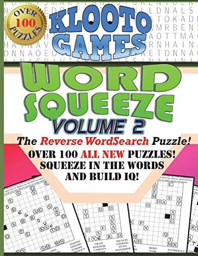 Klooto Games Word Squeeze: Vol. 2: The Reverse Wordsearch Puzzle