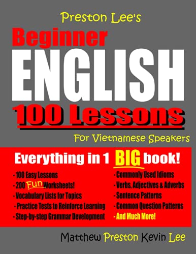 Preston Lee's Beginner English 100 Lessons for Vietnamese Speakers