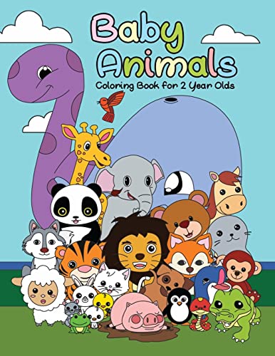 Baby Animals Coloring Book For 2 Years Old: First Big Book of Animal Coloring For Toddlers, Preschoolers and Kindergarten Students Educational Activit
Baby Animals Coloring Book For 2 Years Old: First Big Book of Animal Coloring For Toddlers, Preschoolers and Kindergarten Students Educational Activit