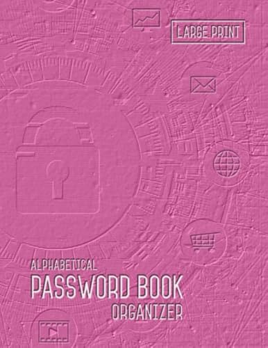 Password Book Organizer Alphabetical: 8.5 x 11 Password Notebook with Tabs Printed | Smart Pink Design
Password Book Organizer Alphabetical: 8.5 x 11 Password Notebook with Tabs Printed | Smart Pink Design