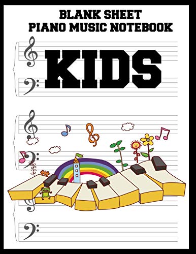 Blank Sheet Piano Music Notebook Kids: 100 Pages of Wide Staff Paper (8.5x11), perfect for learning
Blank Sheet Piano Music Notebook Kids: 100 Pages of Wide Staff Paper (8.5x11), perfect for learning