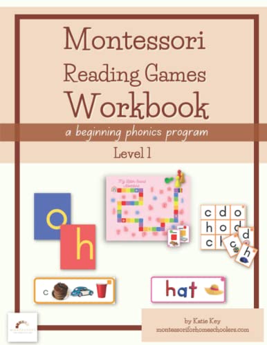 Montessori Reading Games Workbook, Level 1: A Beginning Phonics Program (Montessori Reading Workbooks)
Montessori Reading Games Workbook, Level 1: A Beginning Phonics Program (Montessori Reading Workbooks)