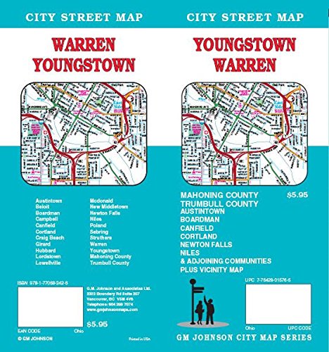 Youngstown / Warren / Trumbull / Mahoning Counties, OH Street Map
