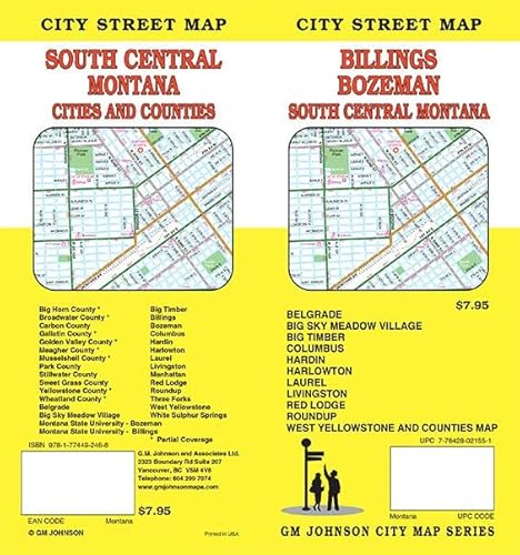 Billings / Bozeman / South Central Montana Cities & Counties, Montana Street Map
Billings / Bozeman / South Central Montana Cities & Counties, Montana Street Map