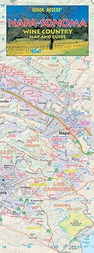 Napa – Sonoma Wine Country, California Recreation Quick(Laminated)