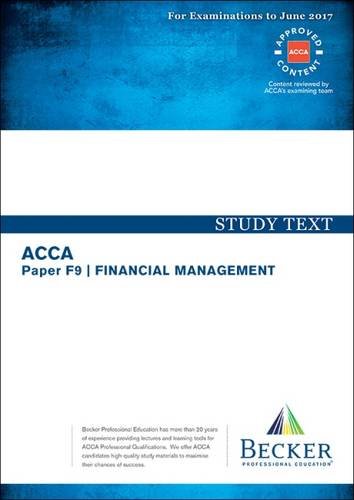 Acca F8 Study Text 2013