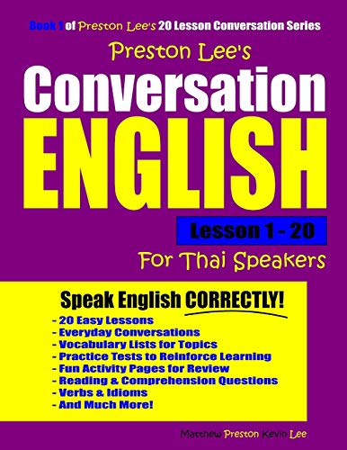 Preston Lee's Conversation English for Thai Speakers Lesson 1 - 20