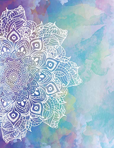 Mandala Journal Blank: Mandala Sketch Book Journal Unlined Pages 8.5x11"