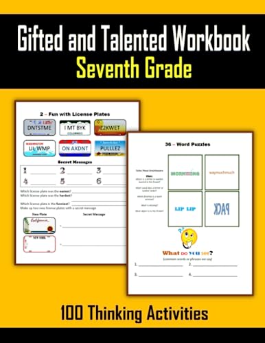Gifted and Talented Workbook - Seventh Grade (Thinking Outside the Box)