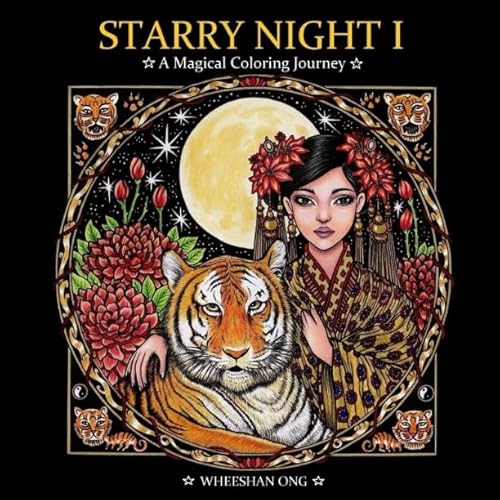 Starry Night I: A Magical Coloring Journey (Starry Night Coloring Book Series)