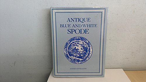 antique blue and white spode