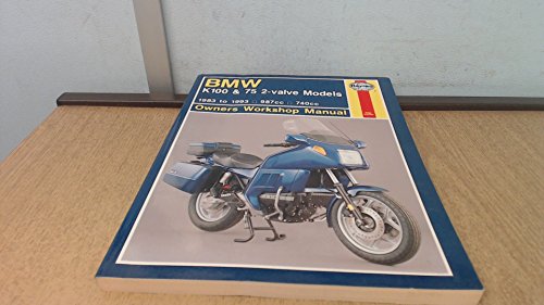 BMW K100 & 75 2-Valve Models 1983-93 Owners Workshop Manual