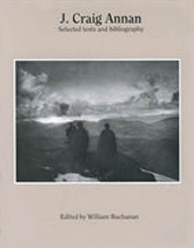 J. Craig Annan: Selected Texts and Bibliography