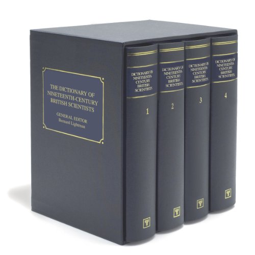 Dictionary of Nineteenth-Century British Scientists (4 vols set)