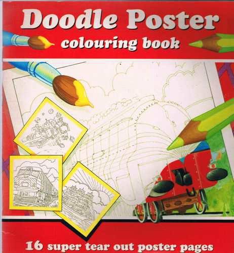 Doodle Poster Colouring Book