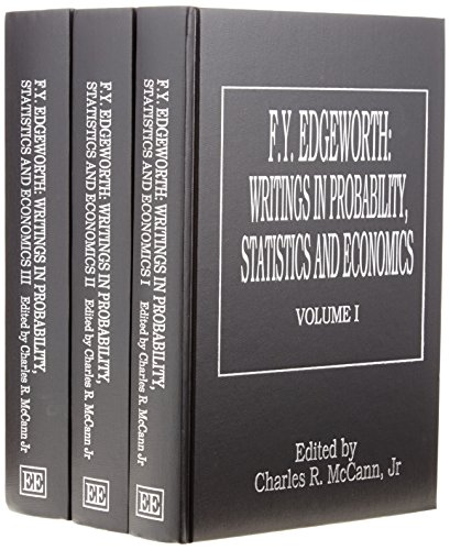 F.Y. Edgeworth: Writings in Probability, Statistics and Economics