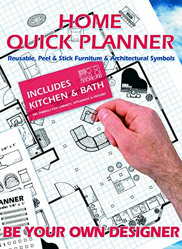 Home Quick Planner: Reusable, Peel & Stick Furniture & Architectural Symbols
Home Quick Planner: Reusable, Peel & Stick Furniture & Architectural Symbols