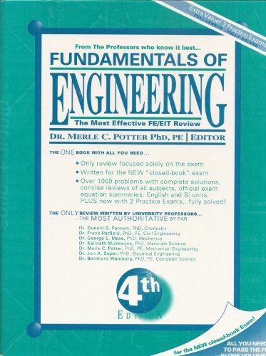 Fundamentals of Engineering: The Most Effective Review for the FE/EIT Exam