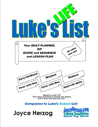 Lukes Life List: A Checklist of Skills According to Luke 2:52