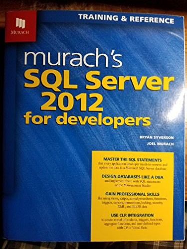 Murach's SQL Server 2012 for Developers (Training Reference)