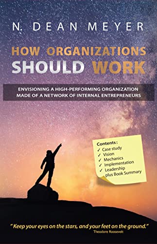 How Organizations Should Work: envisioning a high-performing organization made of a network of internal entrepreneurs
How Organizations Should Work: envisioning a high-performing organization made of a network of internal entrepreneurs