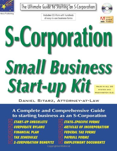 S-Corporation: Small Business Start-Up Kit
