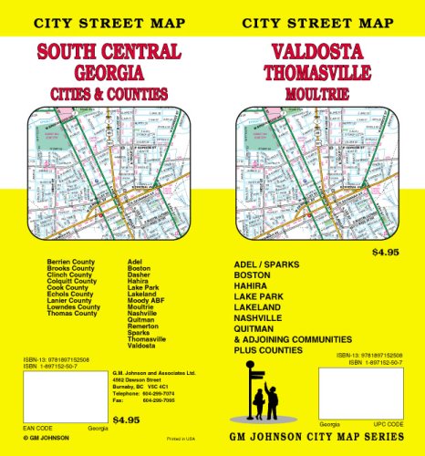 Valdosta / Thomasville / Moultrie / South Central Georgia Street Map